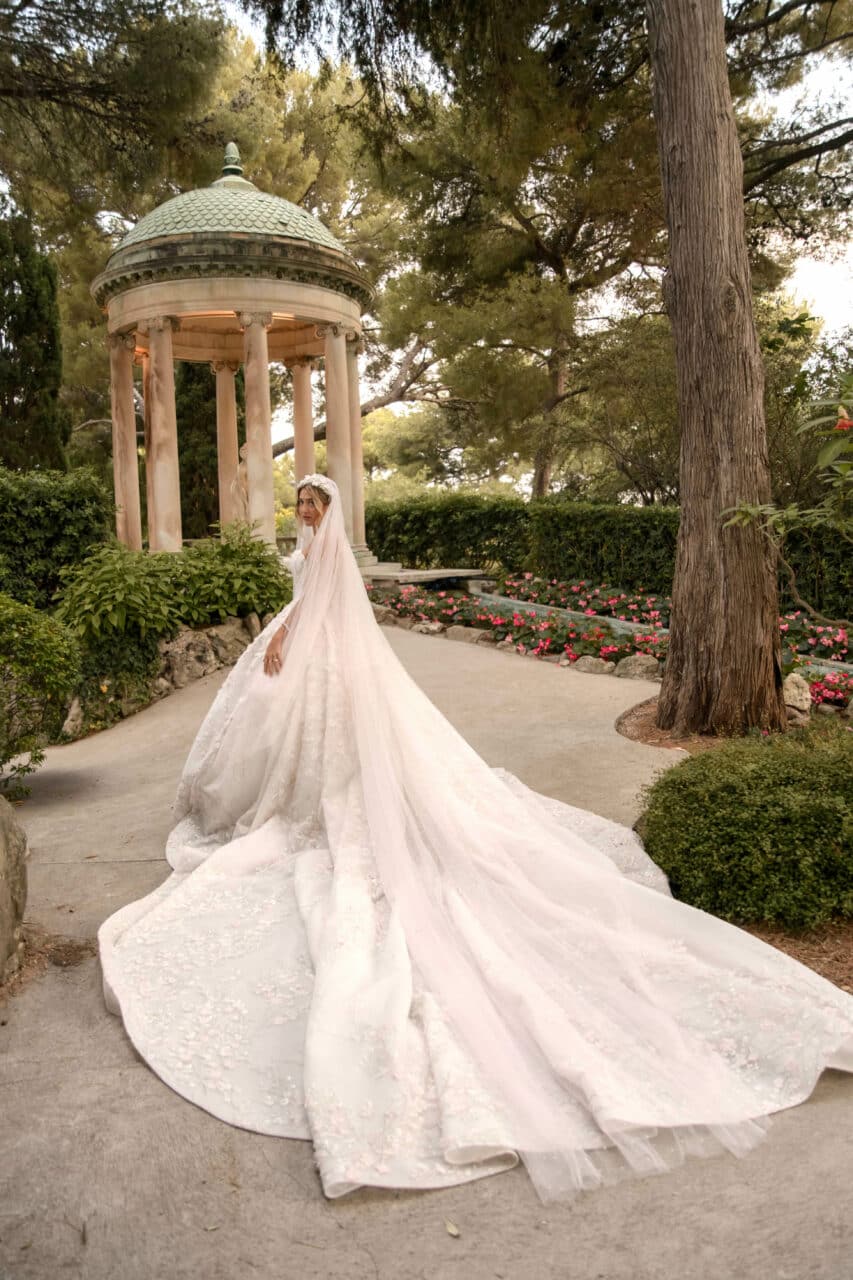 Japanese inspiration wedding at Villa Ephrussi de Rothschild - French Riviera