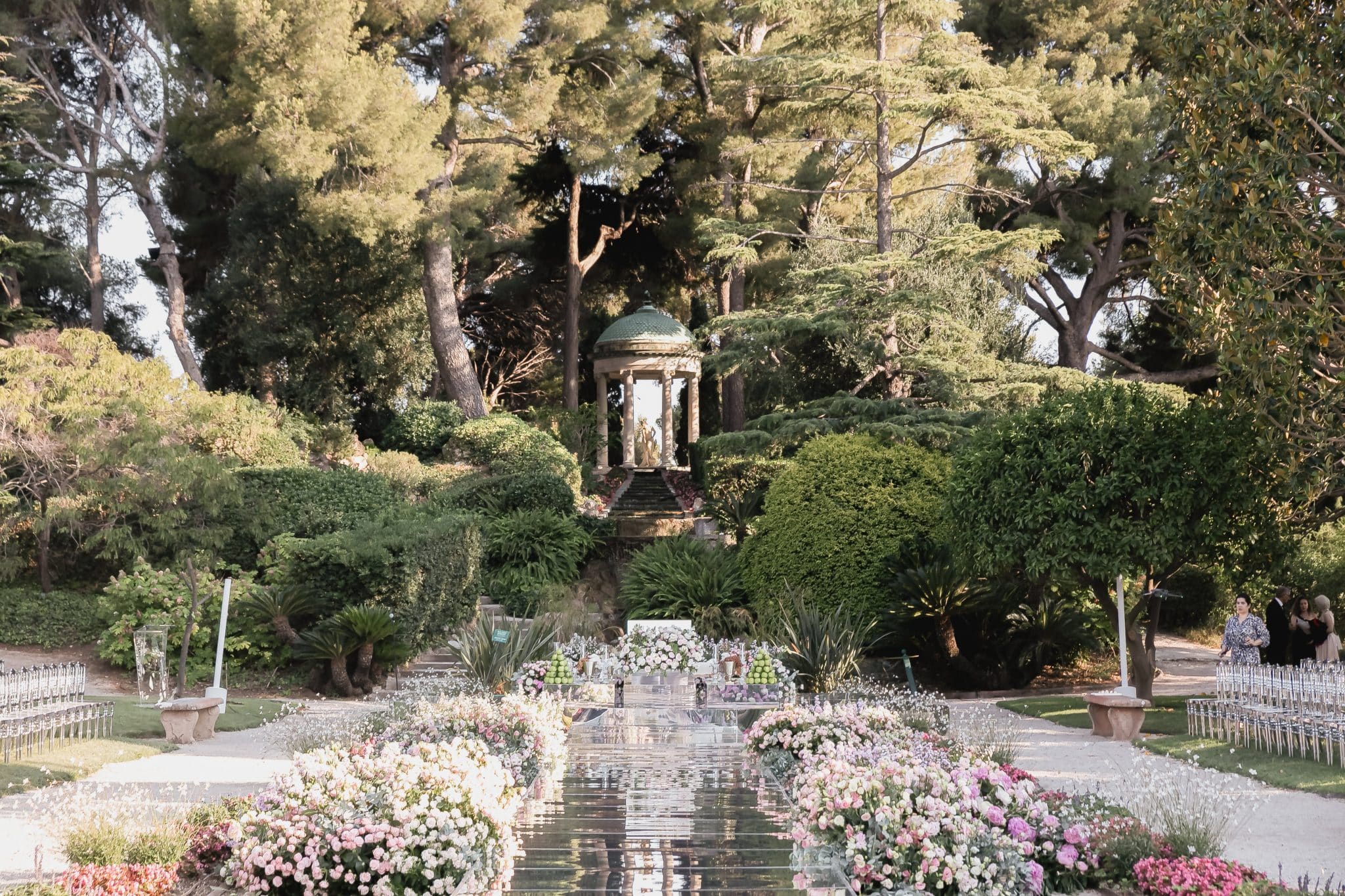 persian wedding ceremony on the french riviera