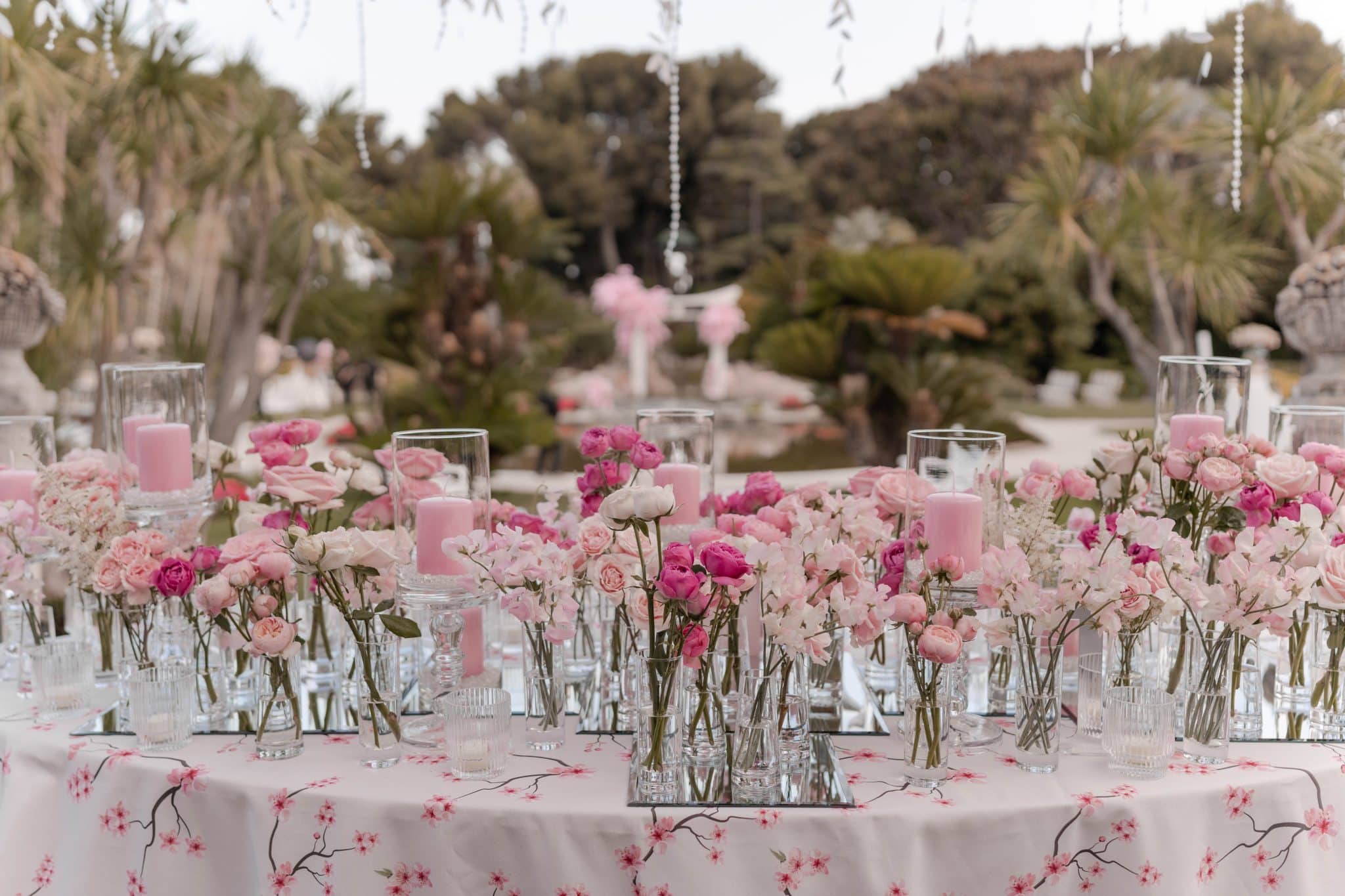 Villa Rothschild wedding dinner