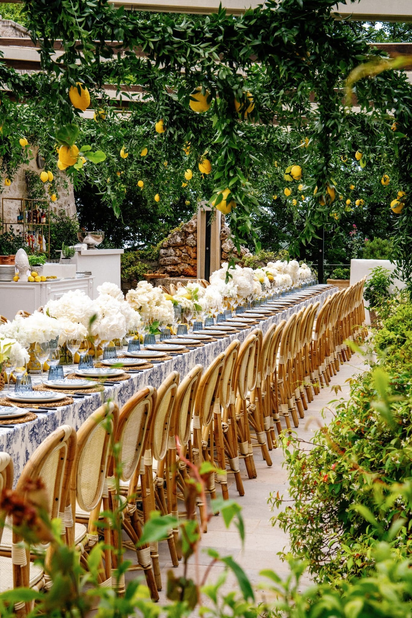 Wedding table french riviera - Dolce vita brunch